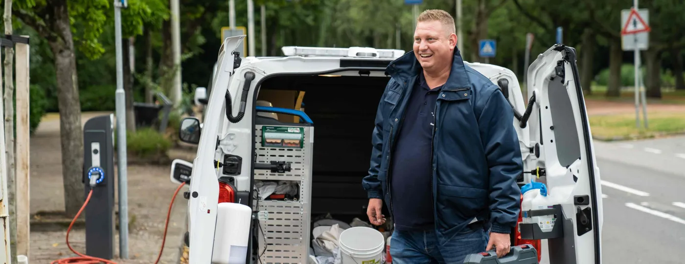 ondernemer die staat te laden