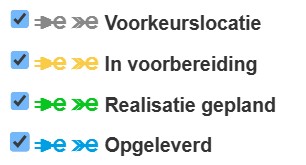 betekenis van de gekleurde stekkers