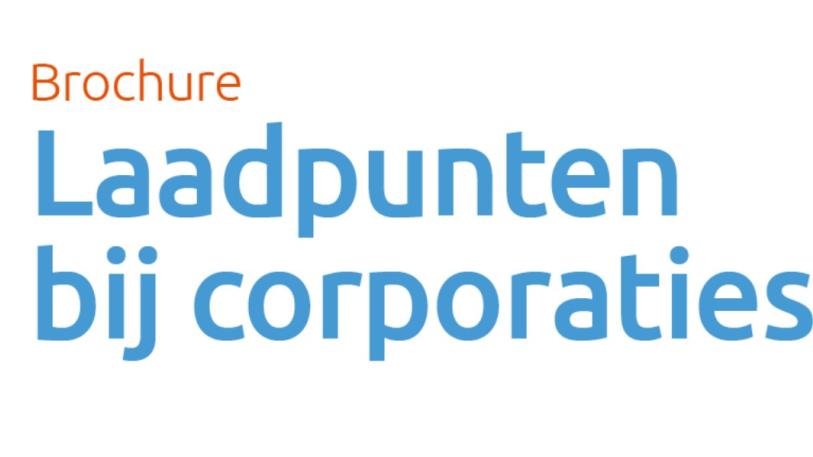 afbeelding voorkant brochure laadpunten bij corporaties