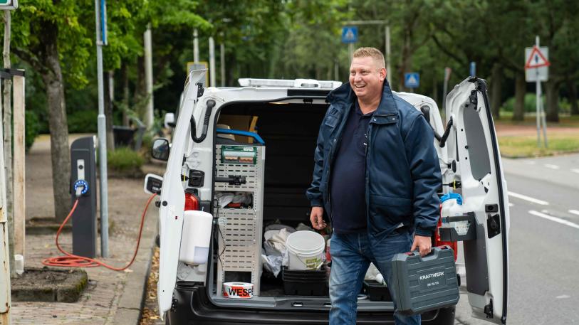 ondernemer die staat te laden